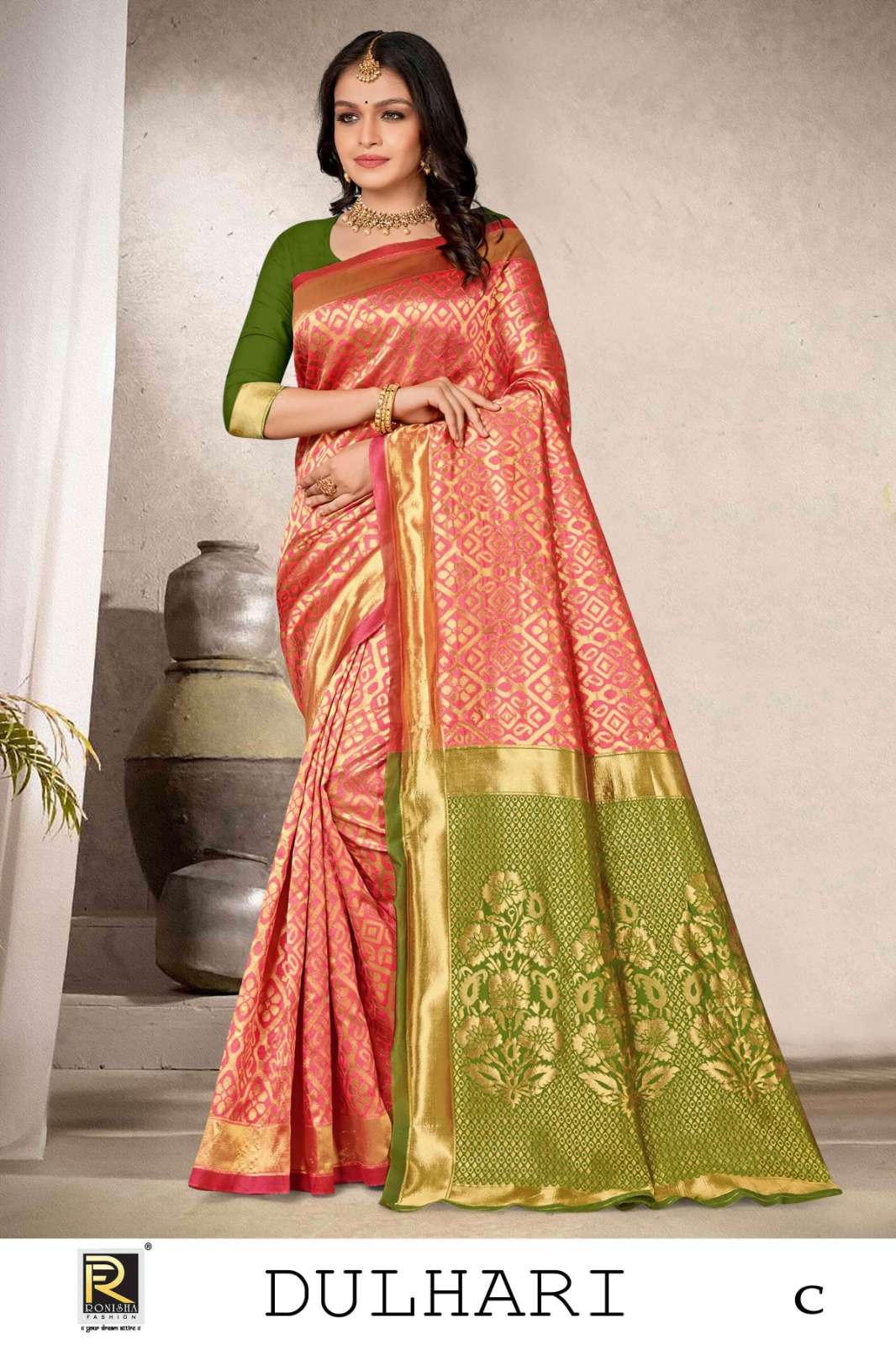 Ronisha Dulari banarasi silk Saree Wholesale catalog