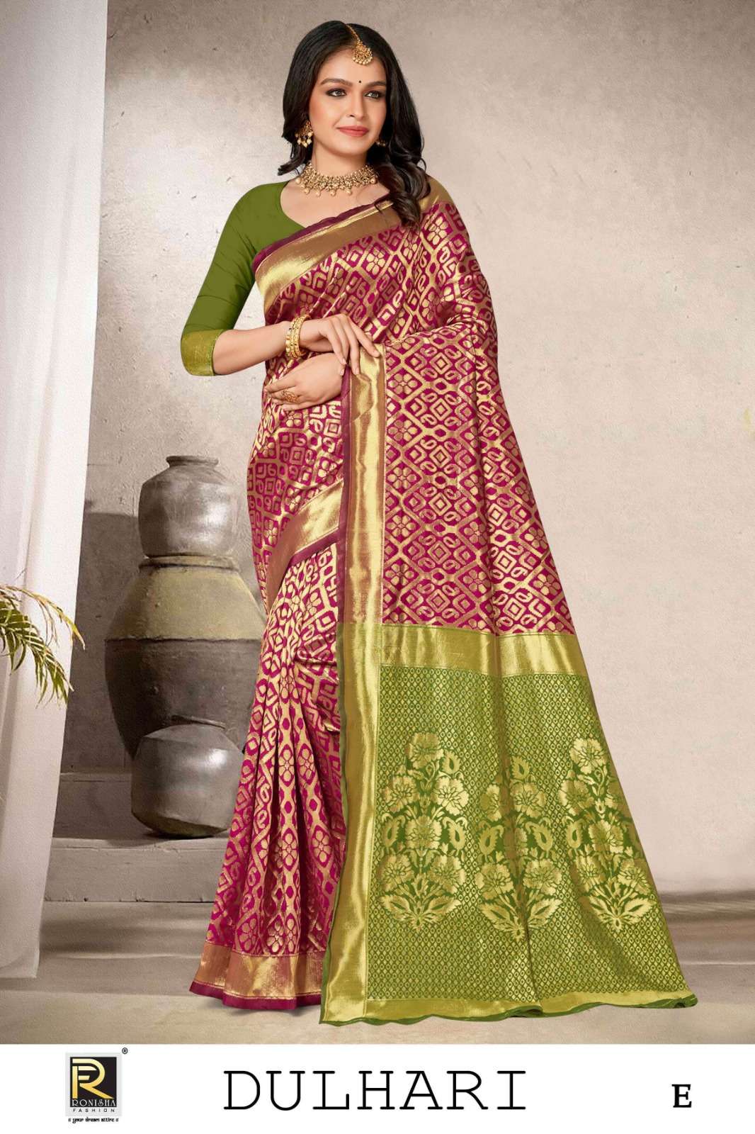 Ronisha Dulari banarasi silk Saree Wholesale catalog