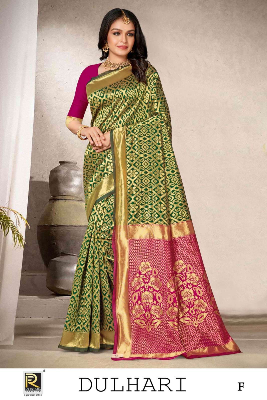 Ronisha Dulari banarasi silk Saree Wholesale catalog