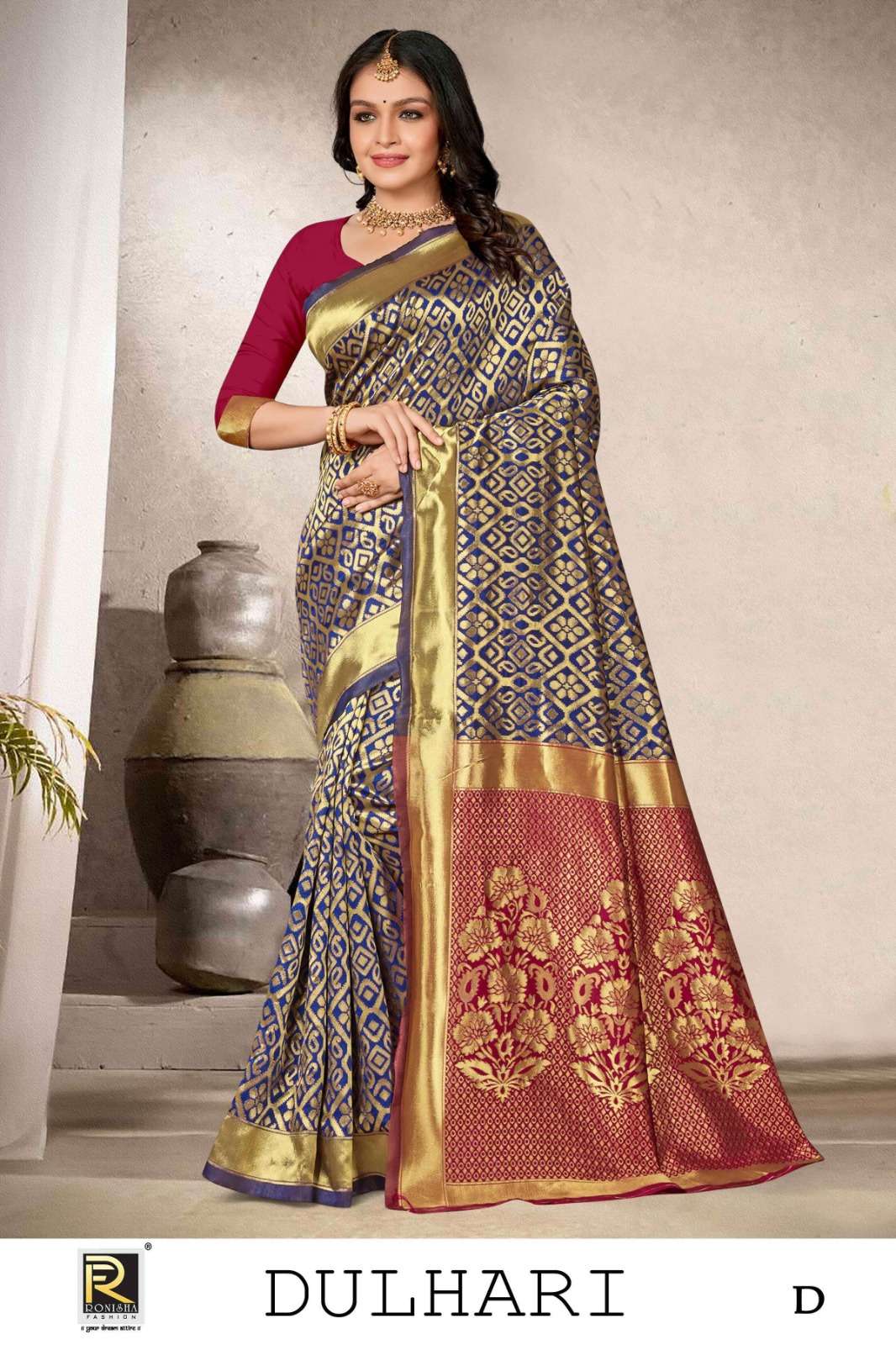Ronisha Dulari banarasi silk Saree Wholesale catalog