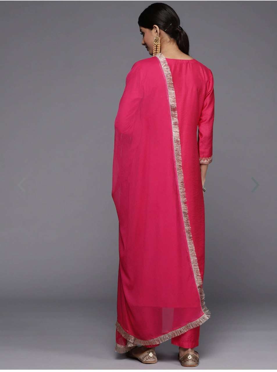 Saara Red Viscose Ready Made Size Set Wholesale catalog