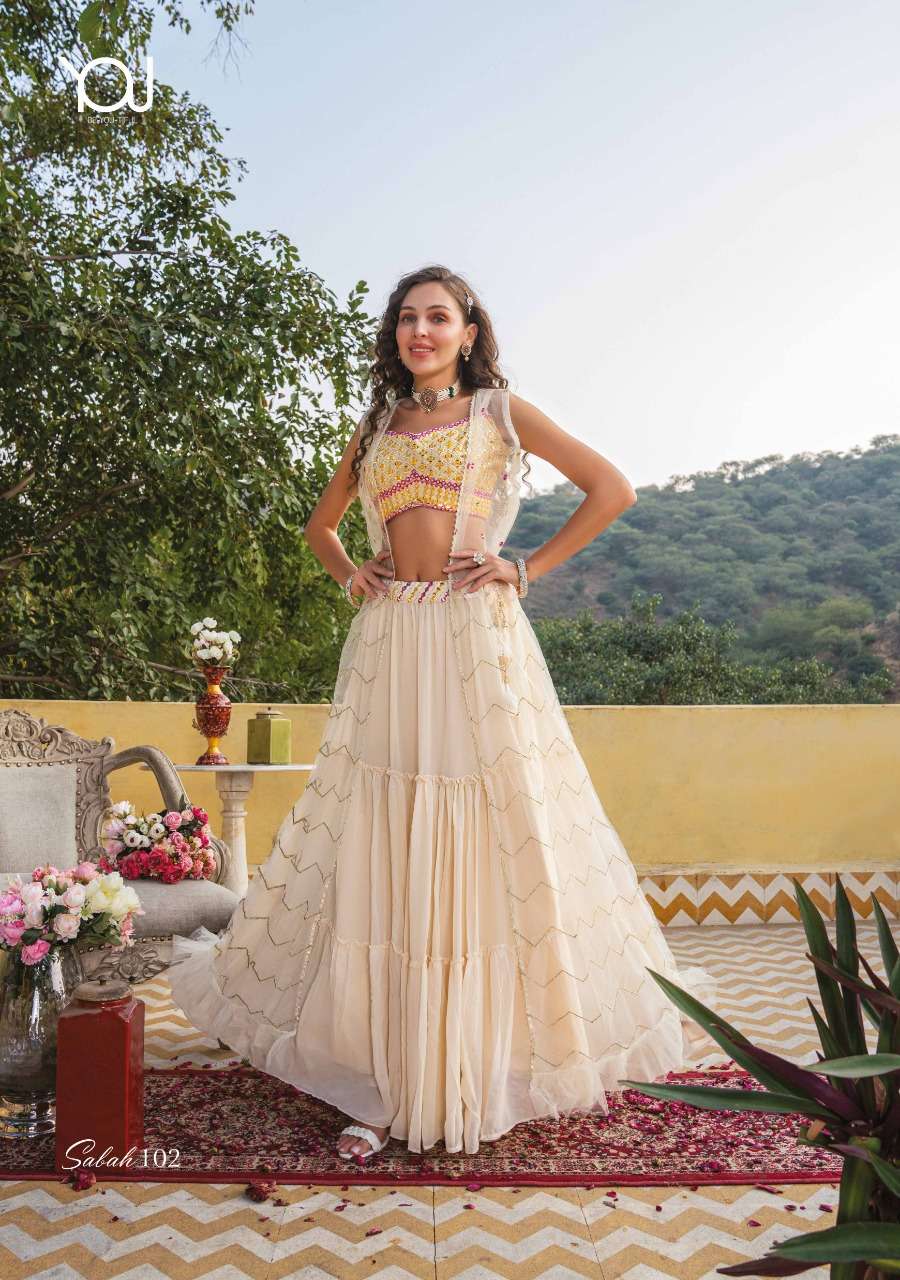 Sabah CROP TOP  Gown  Kurti Wholesale catalog
