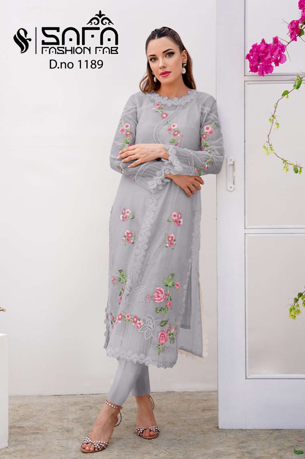 Safa Fashion Fab 1189 Top With Bottom And Dupatta Wholesale catalog