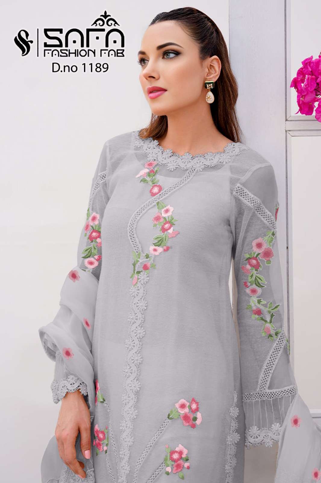 Safa Fashion Fab 1189 Top With Bottom And Dupatta Wholesale catalog