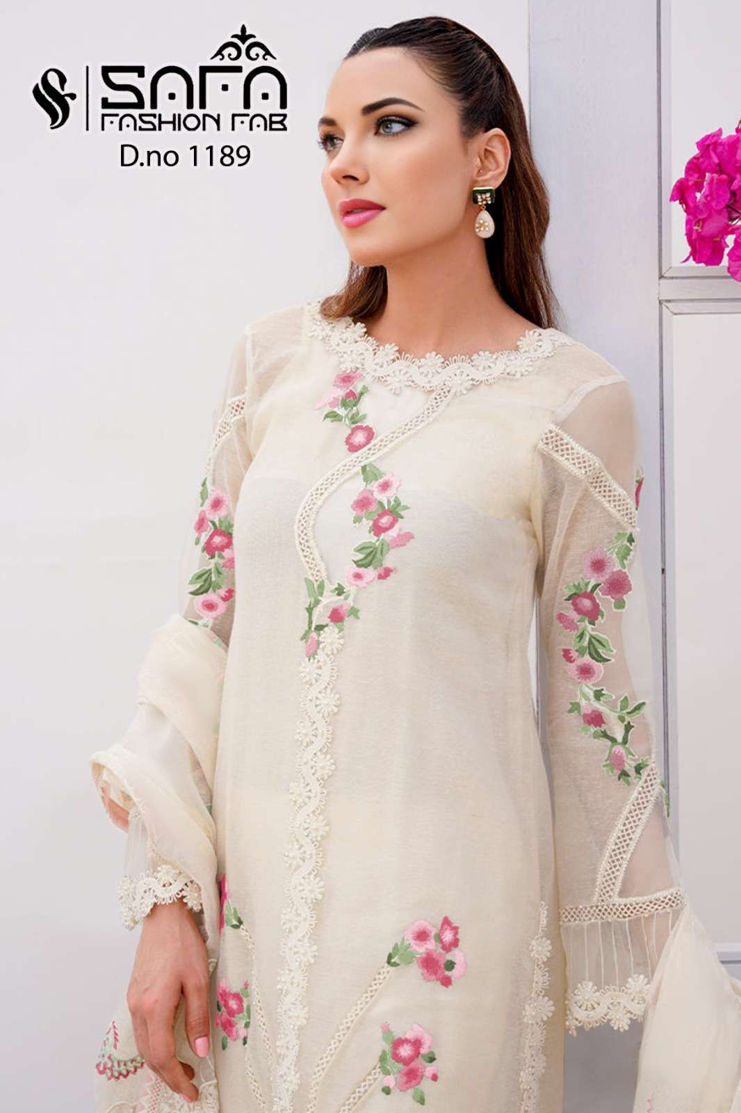 Safa Fashion Fab 1189 Top With Bottom And Dupatta Wholesale catalog