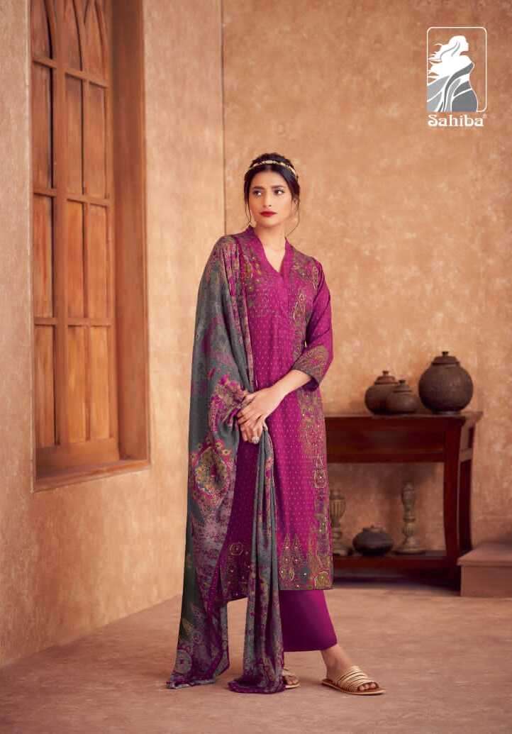 Sahiba Humraahi Staple Printed Dress Material Wholesale catalog
