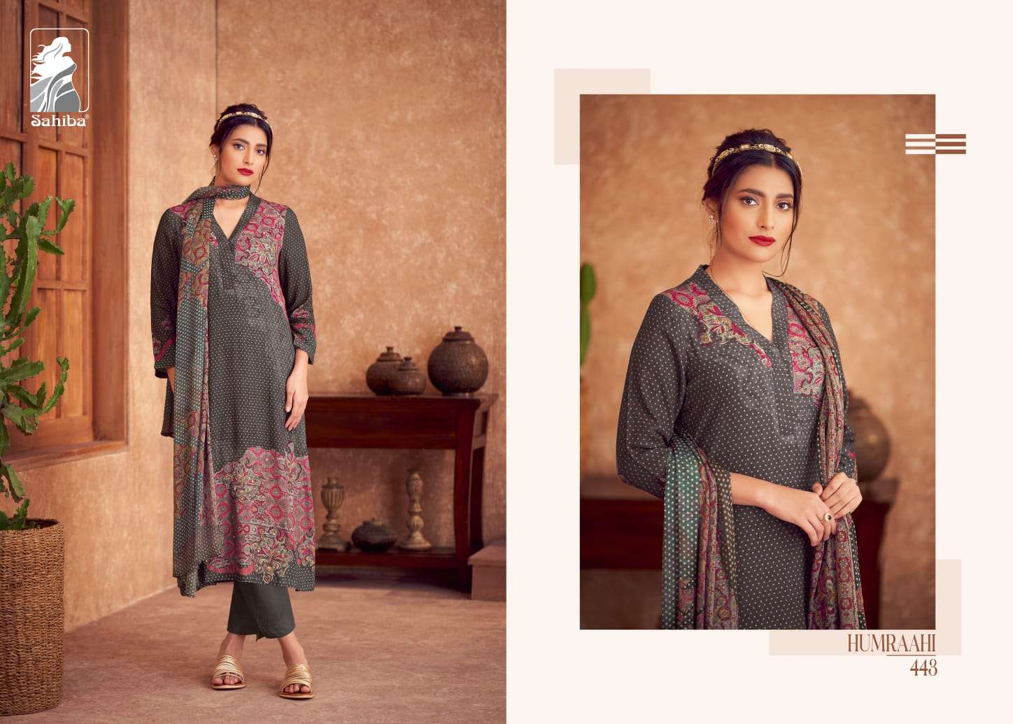 Sahiba Humraahi Staple Printed Dress Material Wholesale catalog