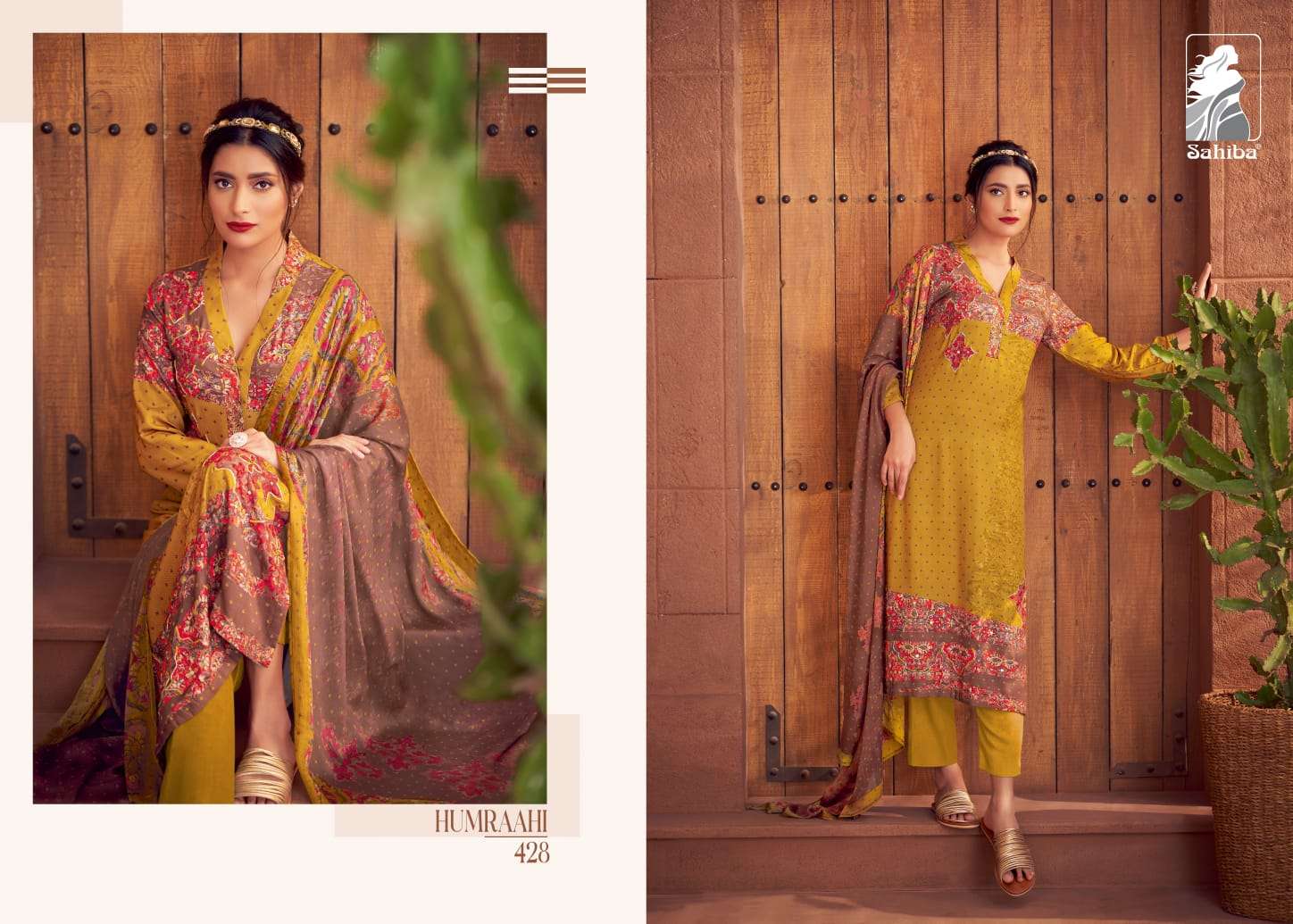 Sahiba Humraahi Staple Printed Dress Material Wholesale catalog