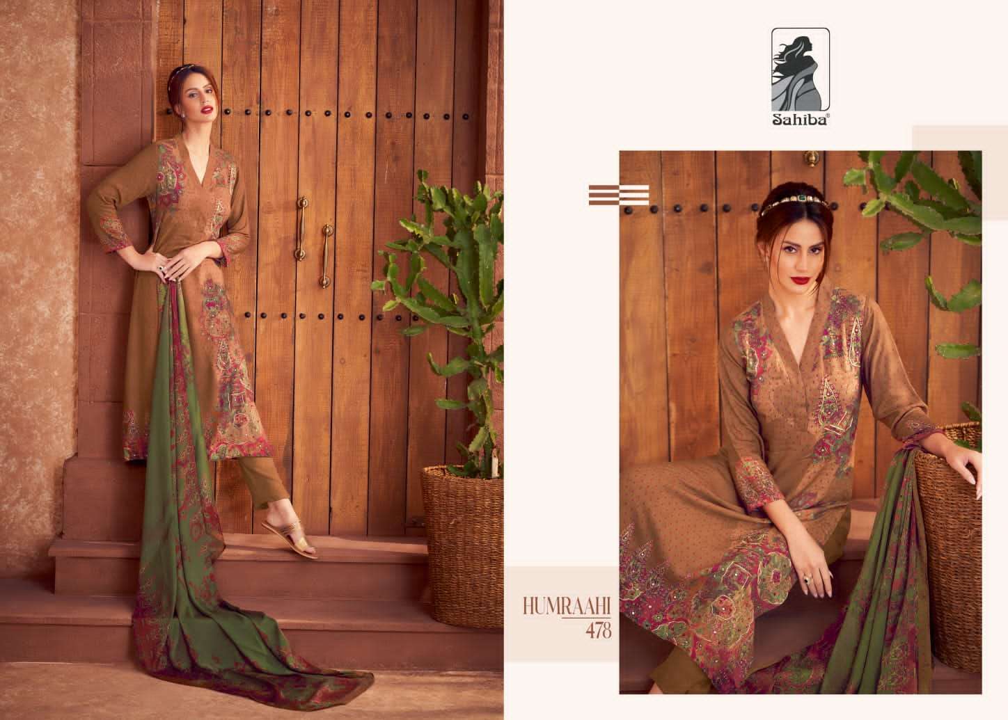 Sahiba Humraahi Staple Printed Dress Material Wholesale catalog