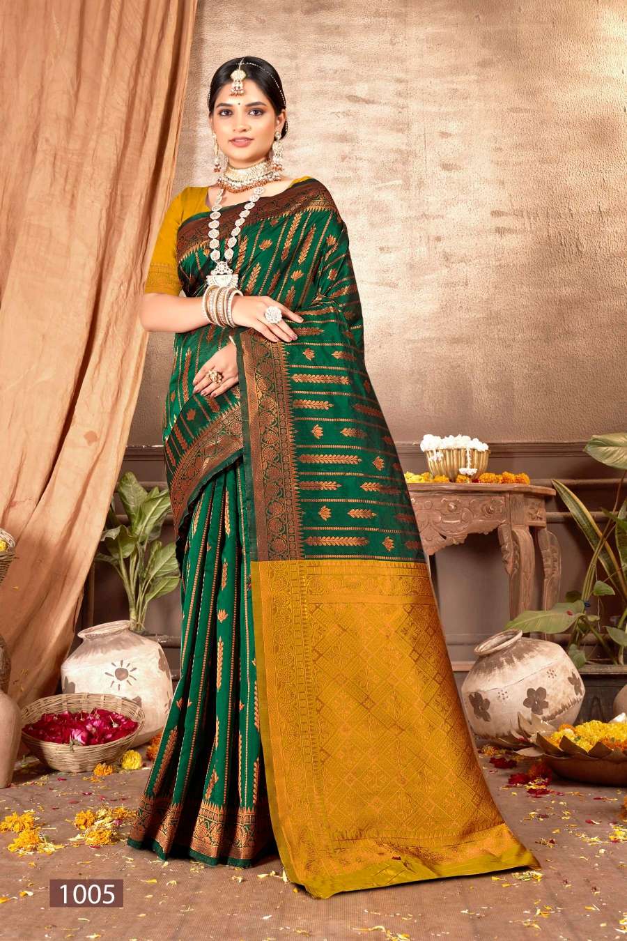 Saroj Chanchal vol-1 Designer Soft Silk Saree Wholesale catalog