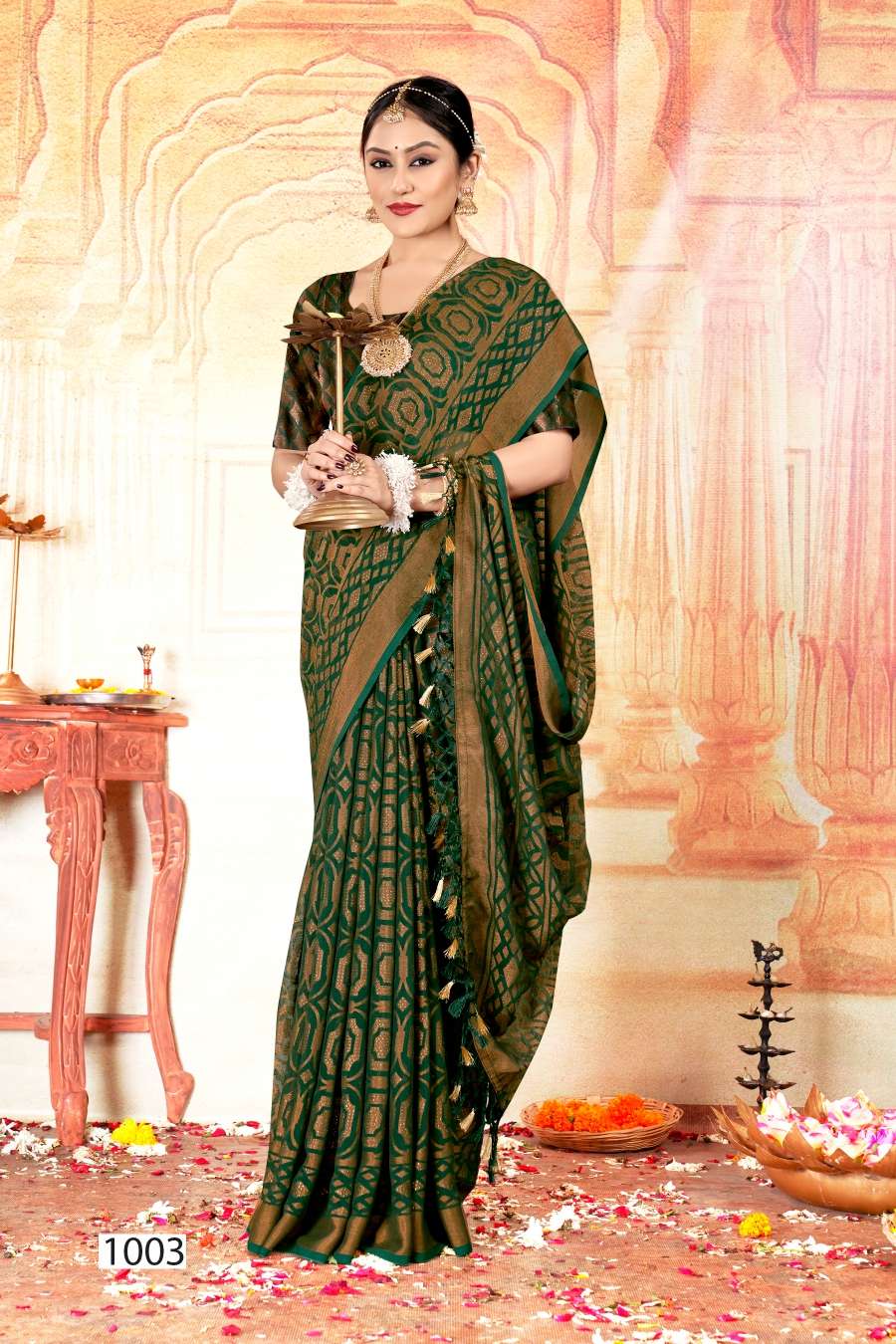 Saroj Ghungroo Vol 2 Fancy Fabric Designer Sarees Wholesale catalog