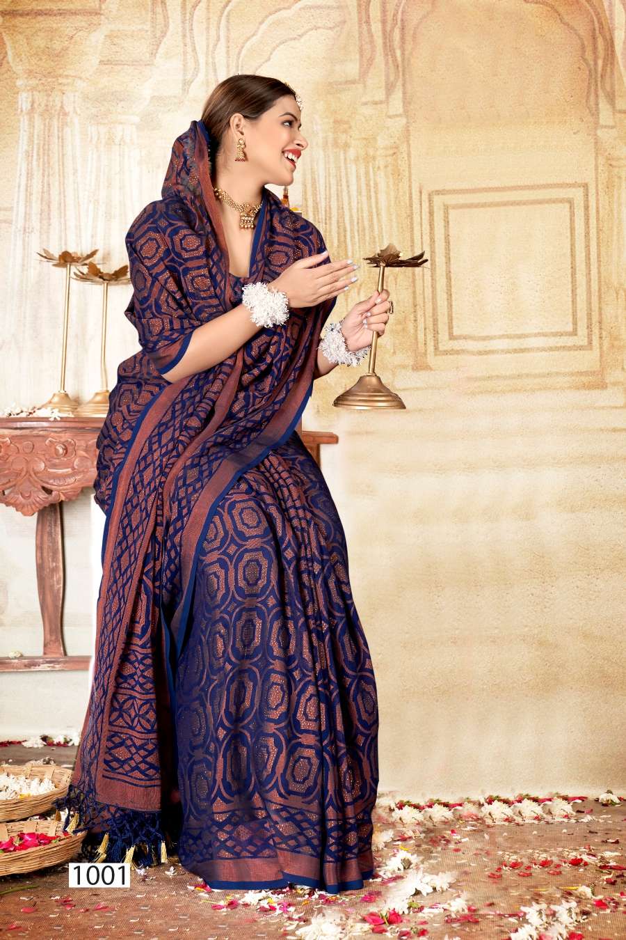 Saroj Ghungroo Vol 2 Fancy Fabric Designer Sarees Wholesale catalog