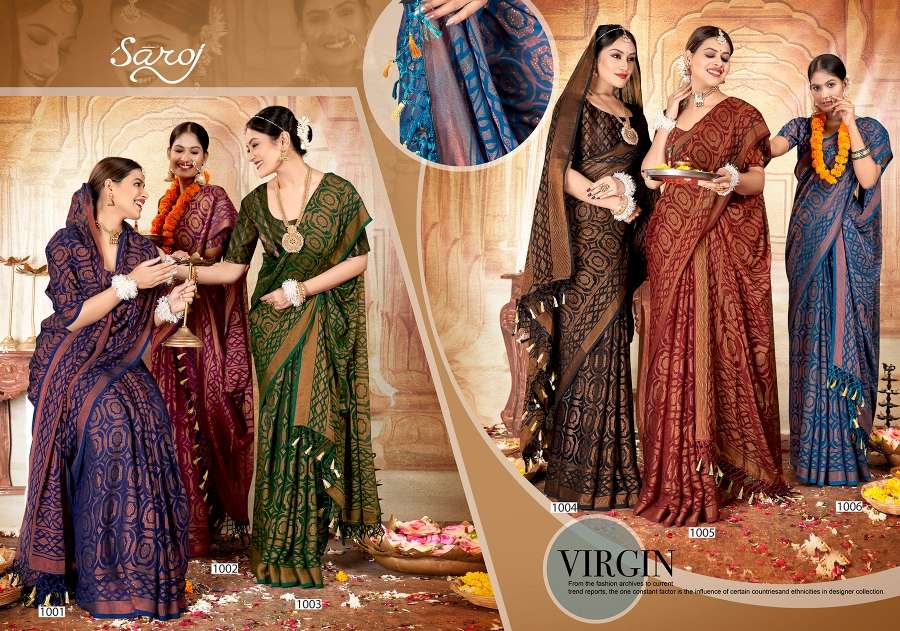 Saroj Ghungroo Vol 2 Fancy Fabric Designer Sarees Wholesale catalog