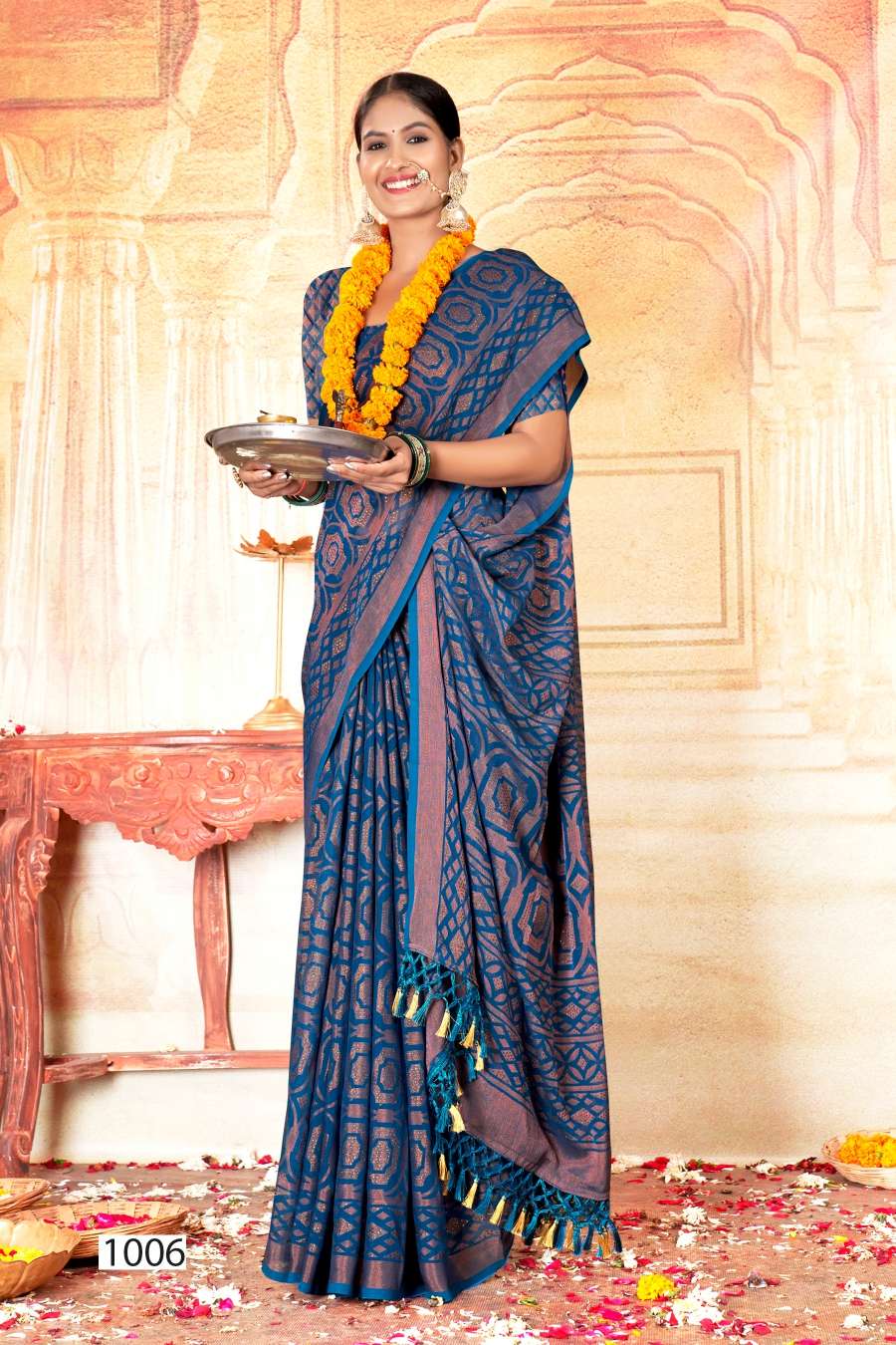 Saroj Ghungroo Vol 2 Fancy Fabric Designer Sarees Wholesale catalog