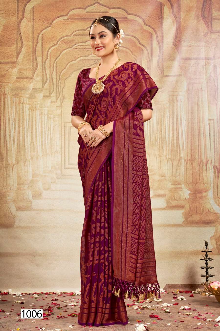 Saroj Ghungroo Vol 3 Fancy Fabric Designer Sarees Wholesale catalog