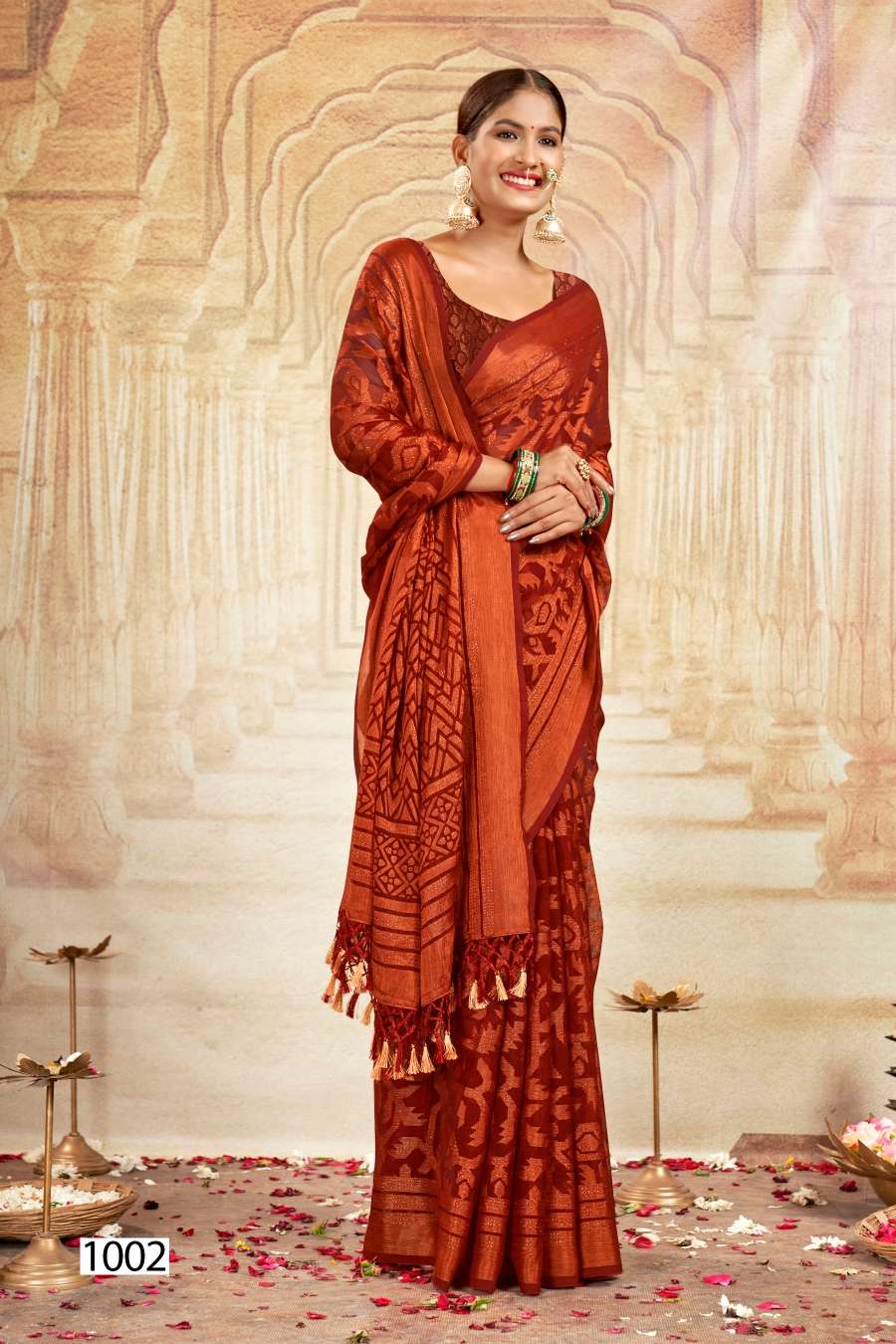 Saroj Ghungroo Vol 3 Fancy Fabric Designer Sarees Wholesale catalog