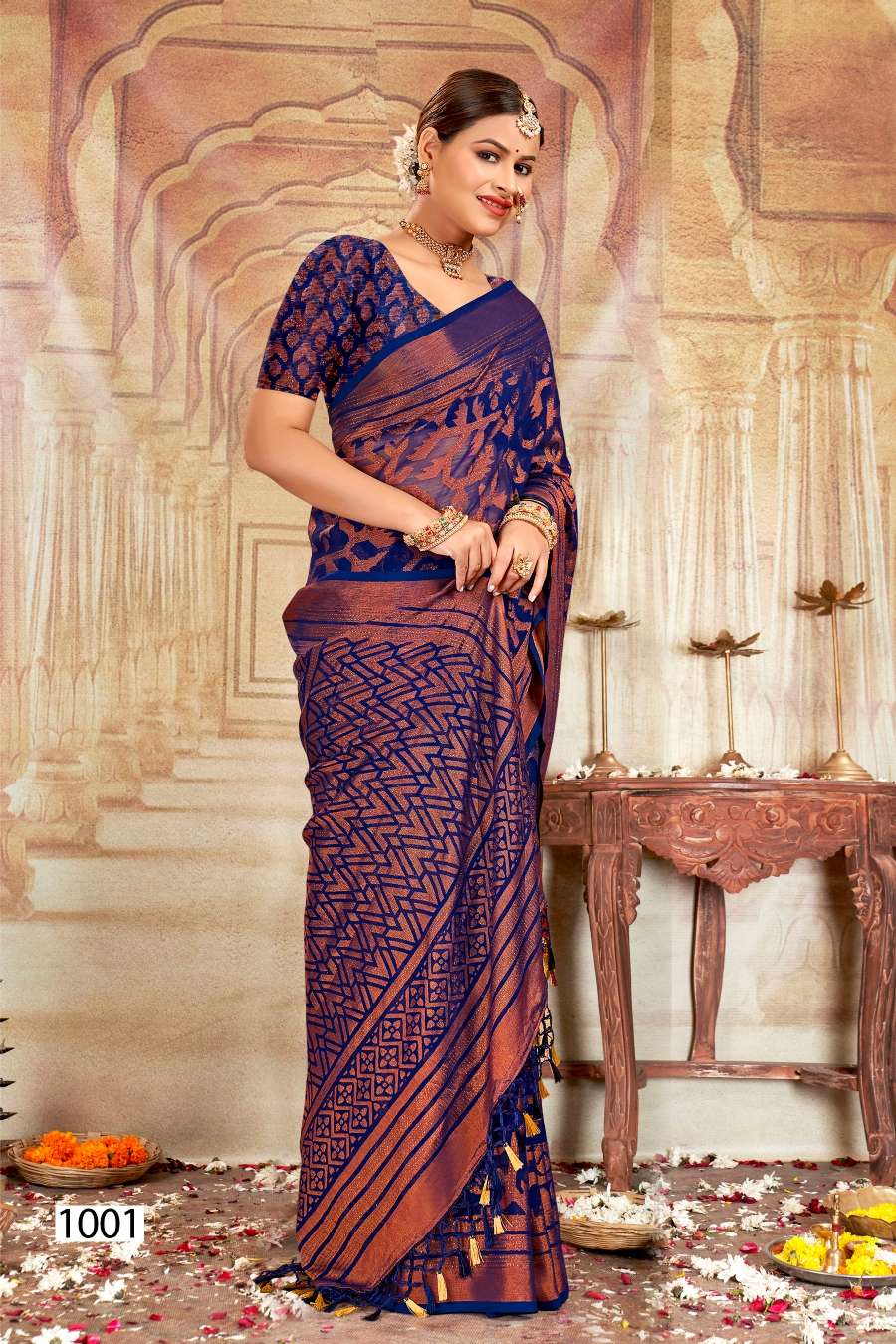 Saroj Ghungroo Vol 3 Fancy Fabric Designer Sarees Wholesale catalog