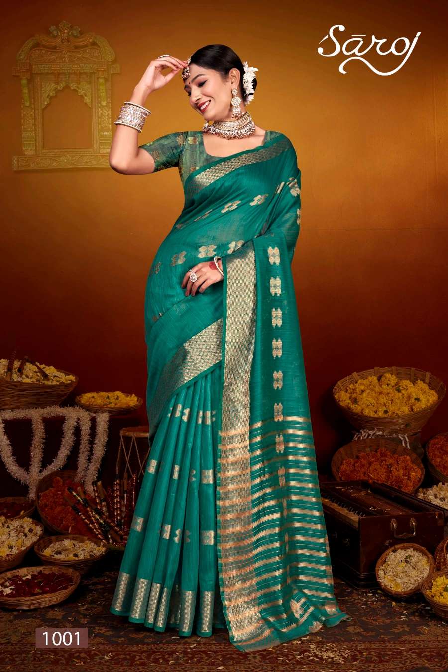 Saroj Godhavari Vol-1 Designer Cotton Saree Wholesale catalog