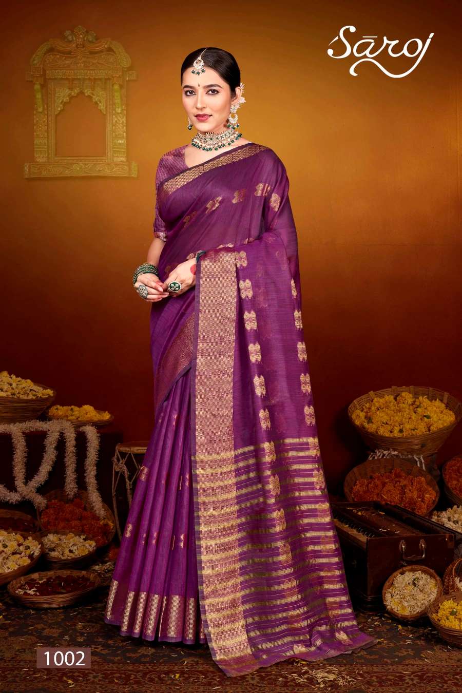Saroj Godhavari Vol-1 Designer Cotton Saree Wholesale catalog
