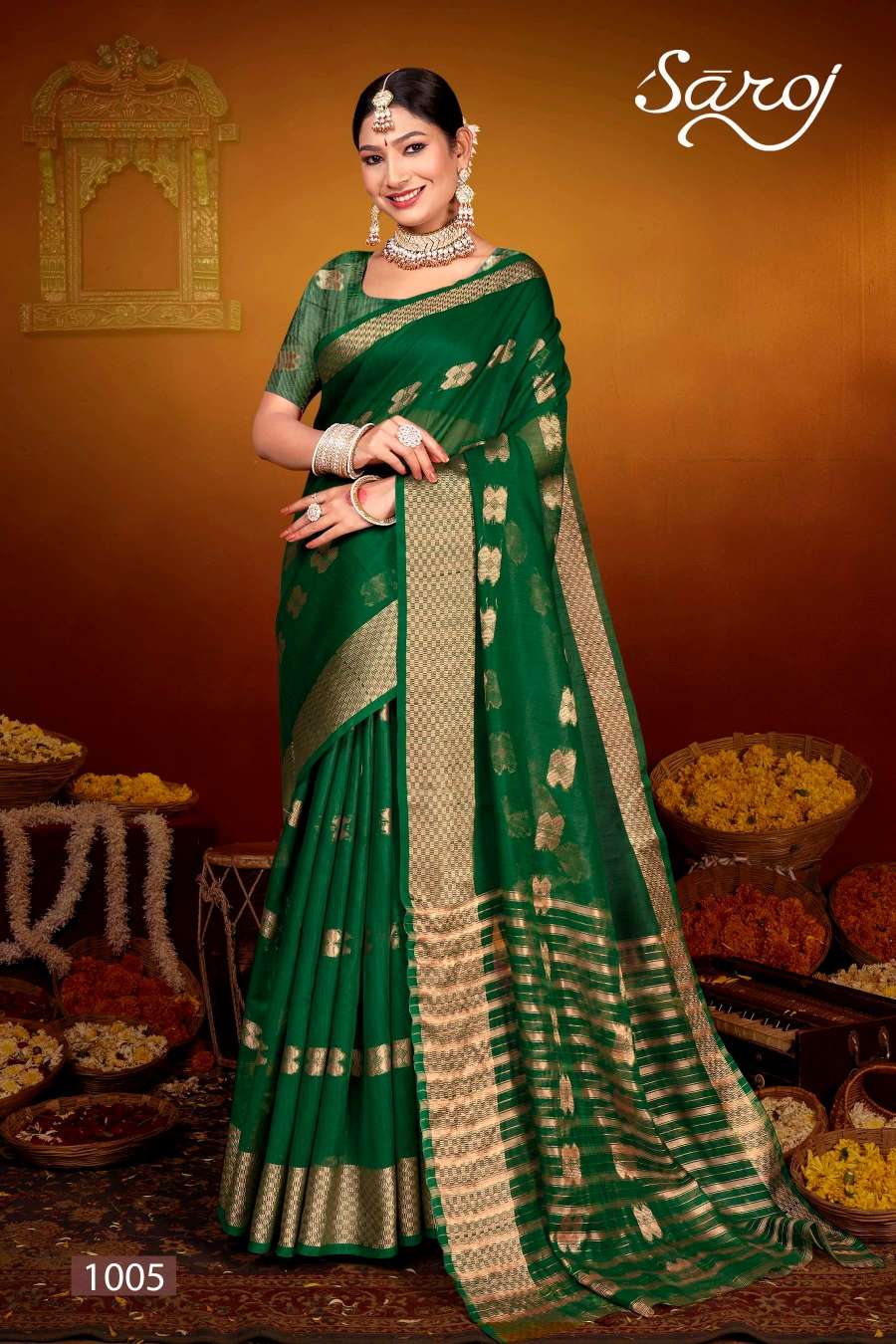 Saroj Godhavari Vol-1 Designer Cotton Saree Wholesale catalog
