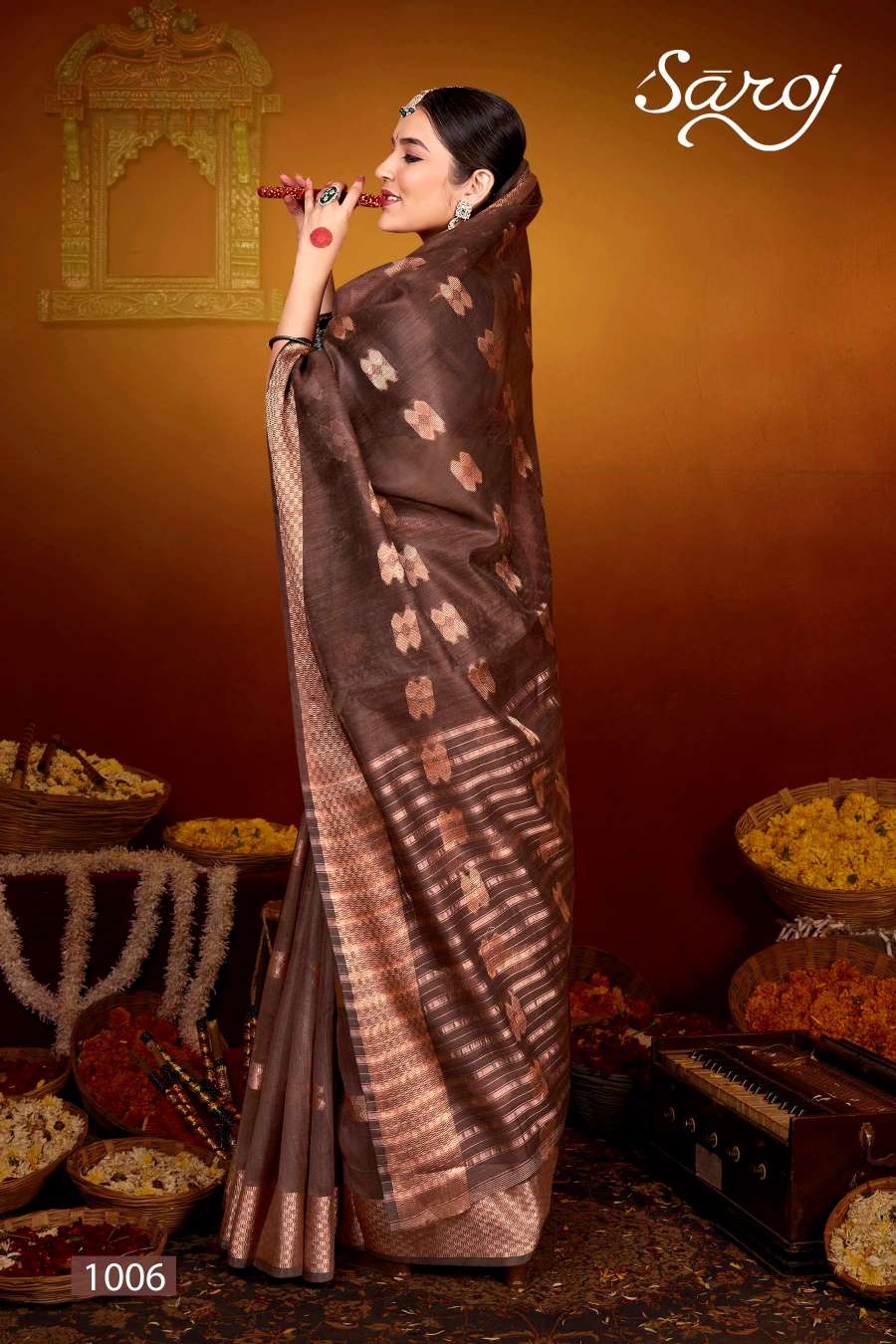 Saroj Godhavari Vol-1 Designer Cotton Saree Wholesale catalog