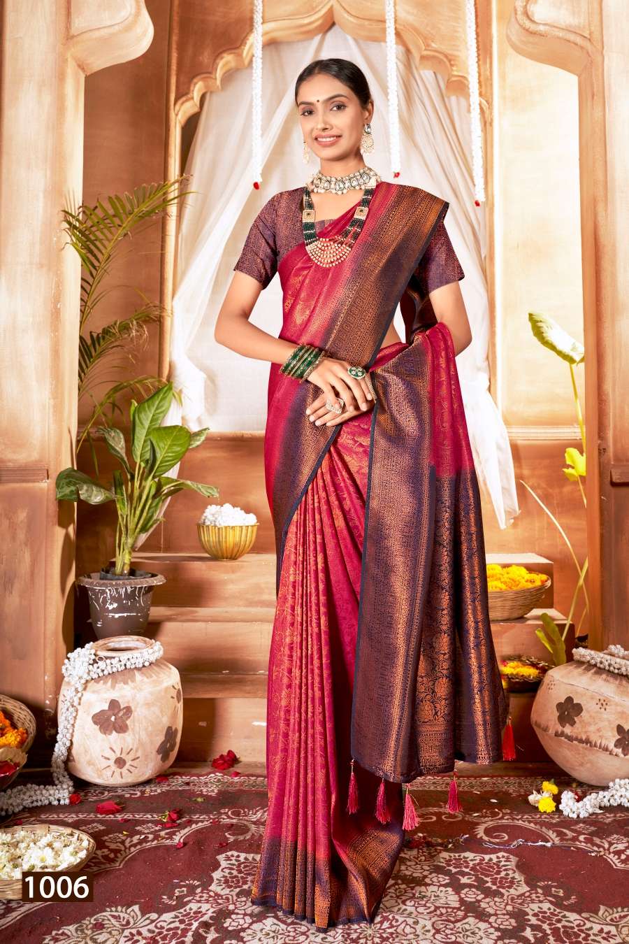 Saroj Karigari vol-1 Designer Soft Silk Saree Wholesale catalog