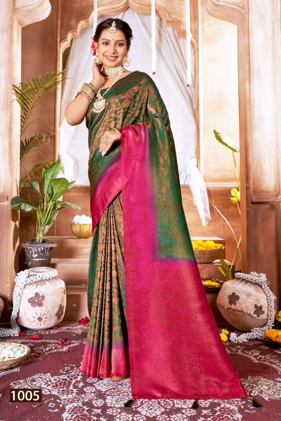 Saroj Karigari vol-1 Designer Soft Silk Saree Wholesale catalog