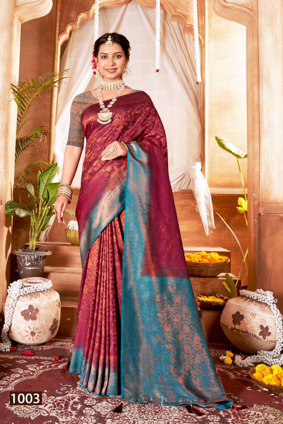 Saroj Karigari vol-1 Designer Soft Silk Saree Wholesale catalog