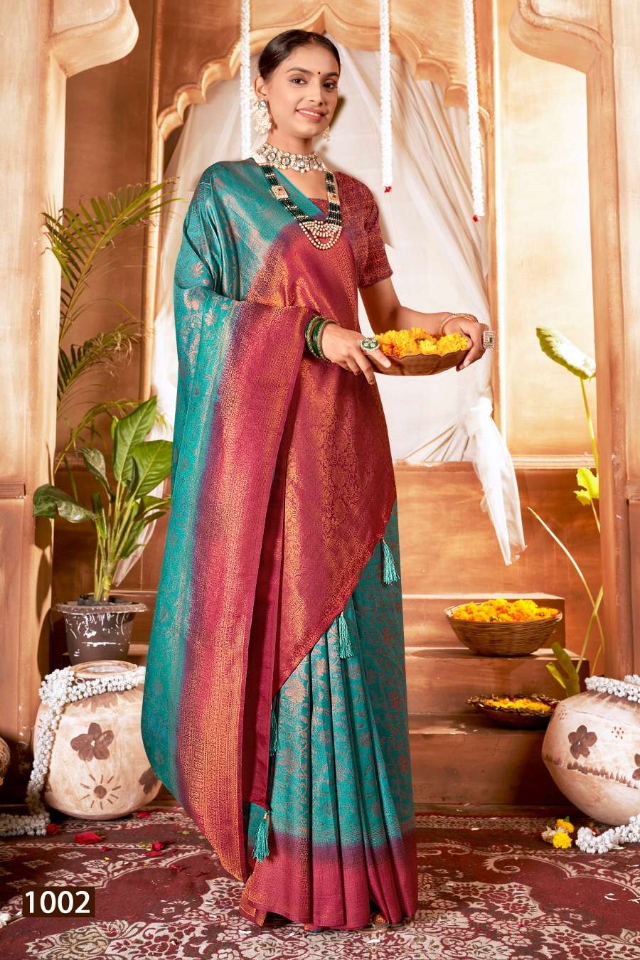 Saroj Karigari vol-1 Designer Soft Silk Saree Wholesale catalog