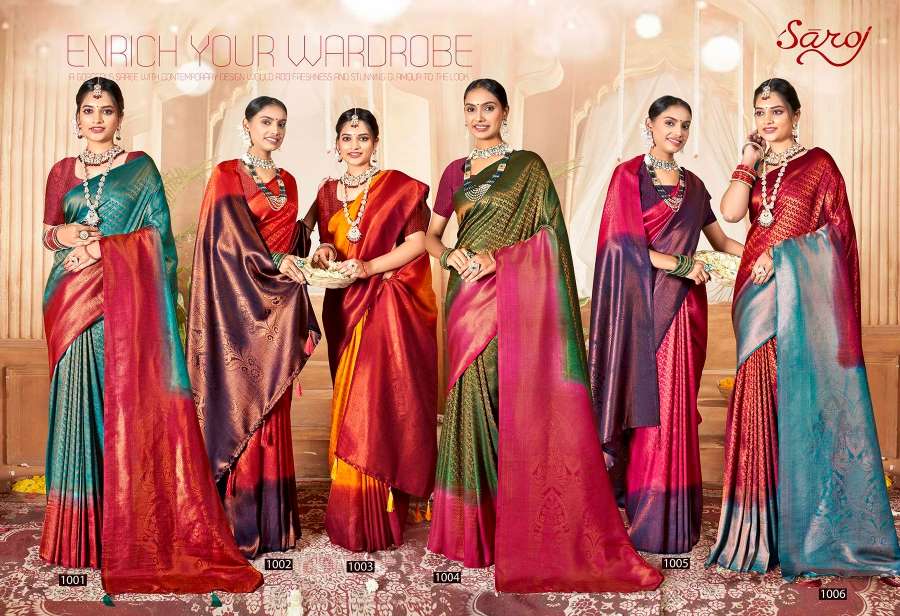 Saroj Karigari vol-2 Designer Soft Silk Saree Wholesale catalog