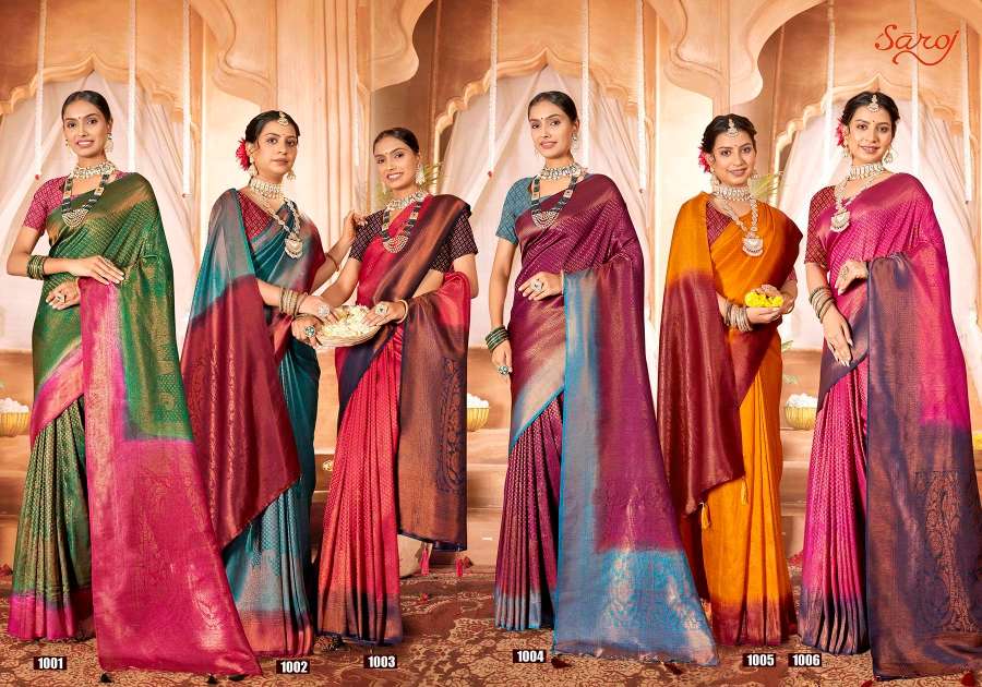 Saroj Karigari vol-3 Designer Soft Silk Saree Wholesale catalog