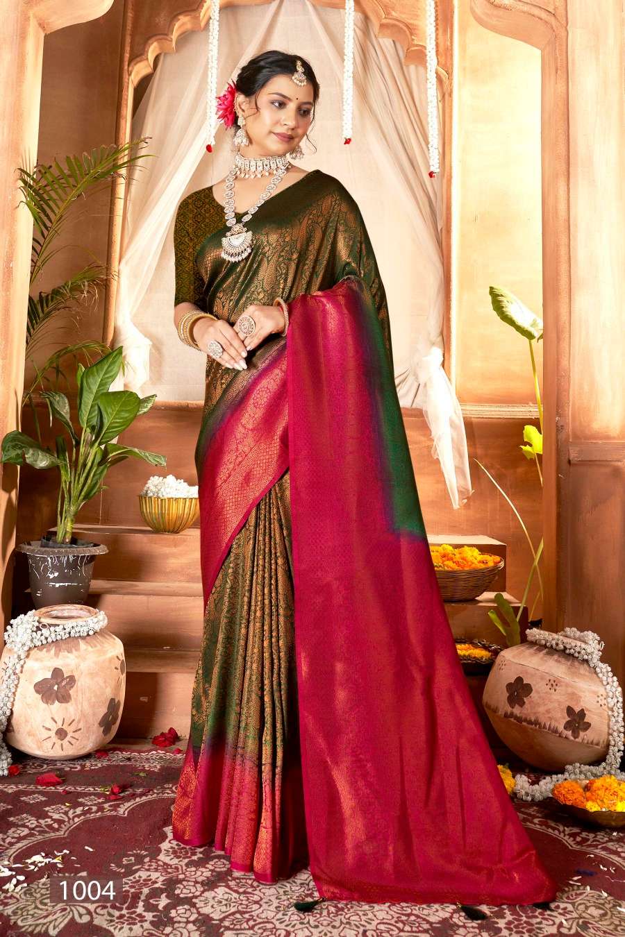 Saroj Karigari vol-4 Designer Soft Silk Saree Wholesale catalog