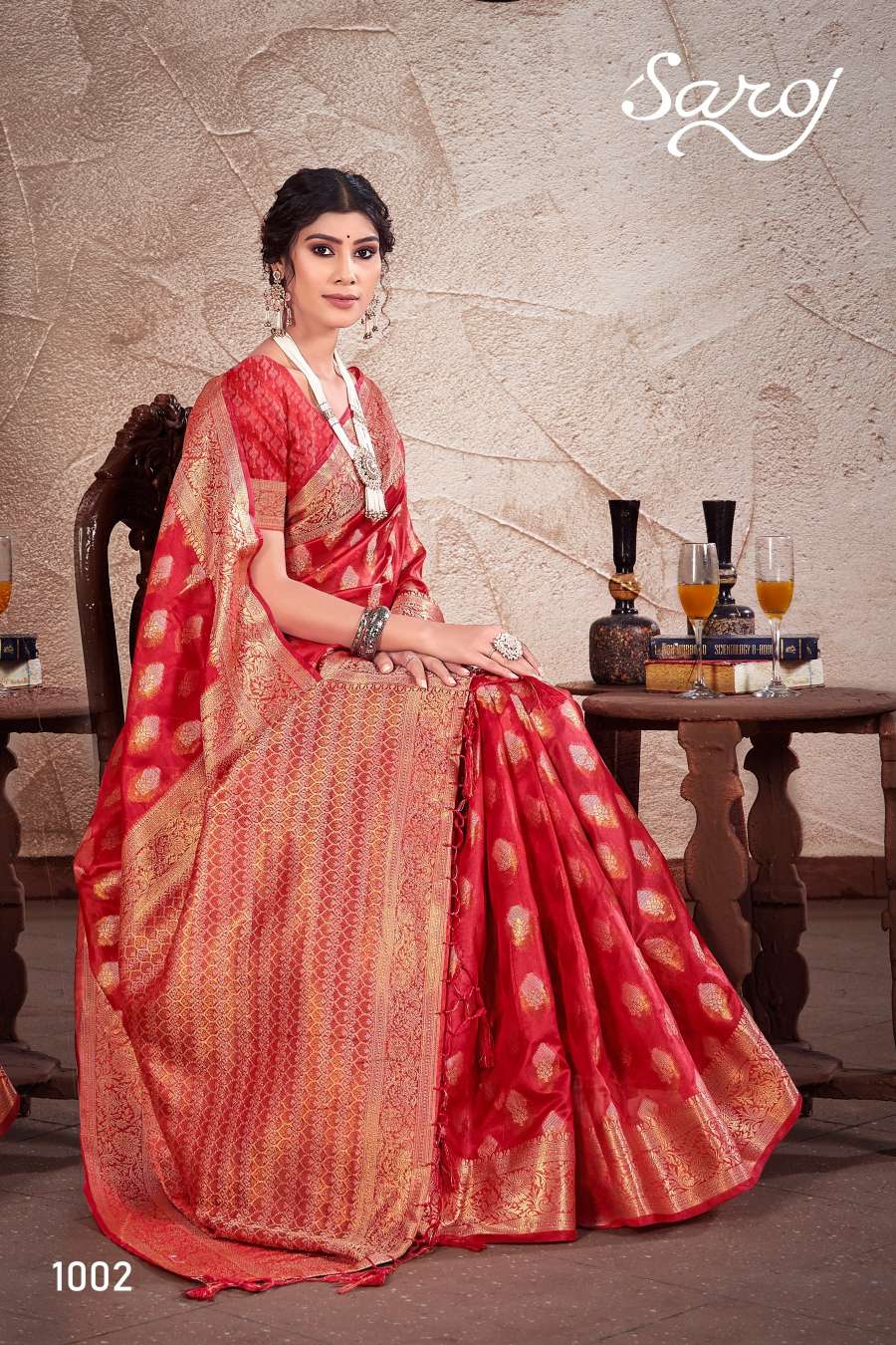 Saroj Manohari Silk Vol -1 Designer Soft Organza Saree Wholesale catalog