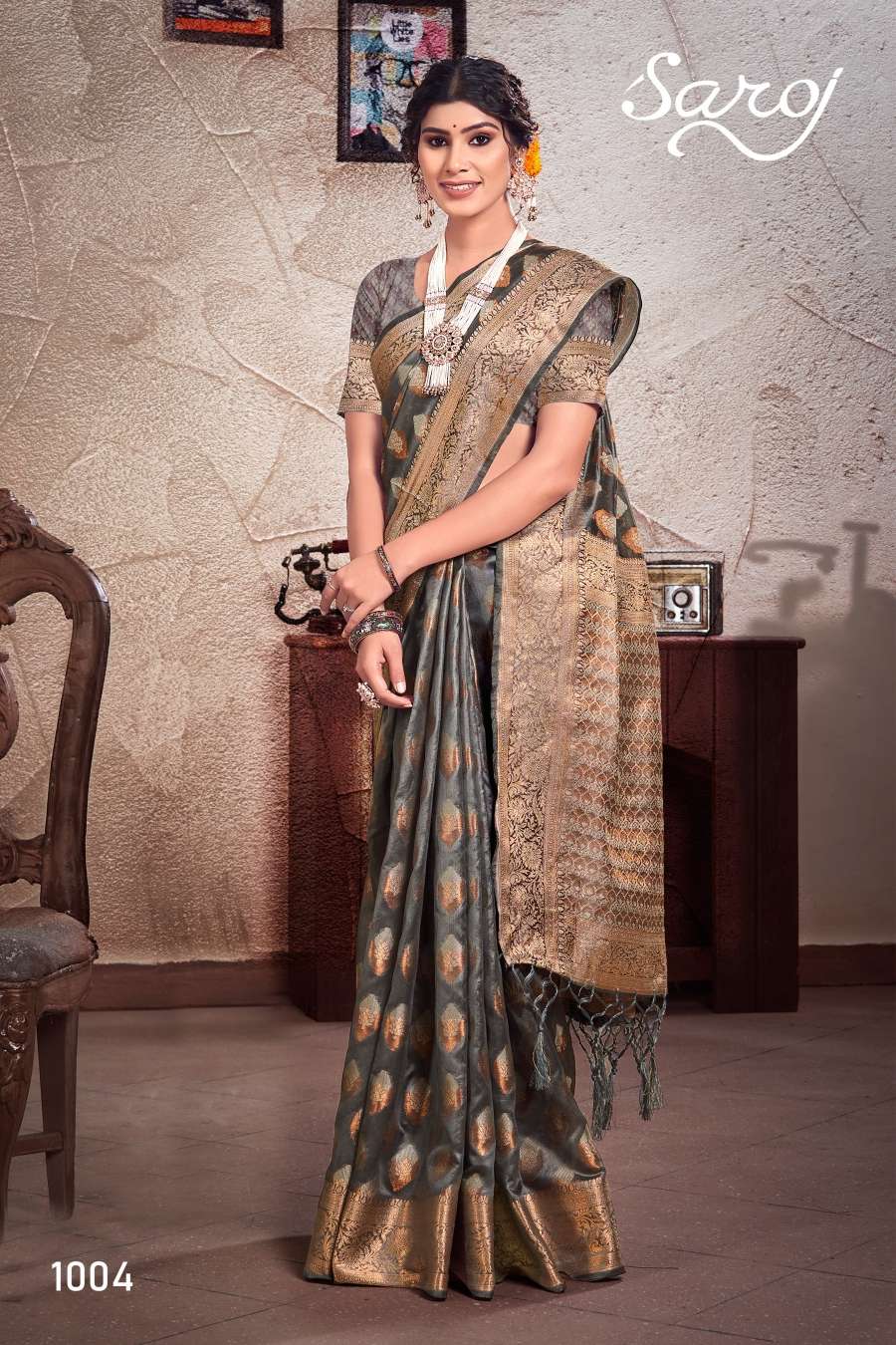 Saroj Manohari Silk Vol -1 Designer Soft Organza Saree Wholesale catalog