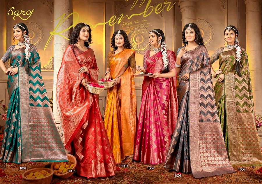Saroj Manohari Silk Vol -13 Designer Soft Organza Saree Wholesale catalog
