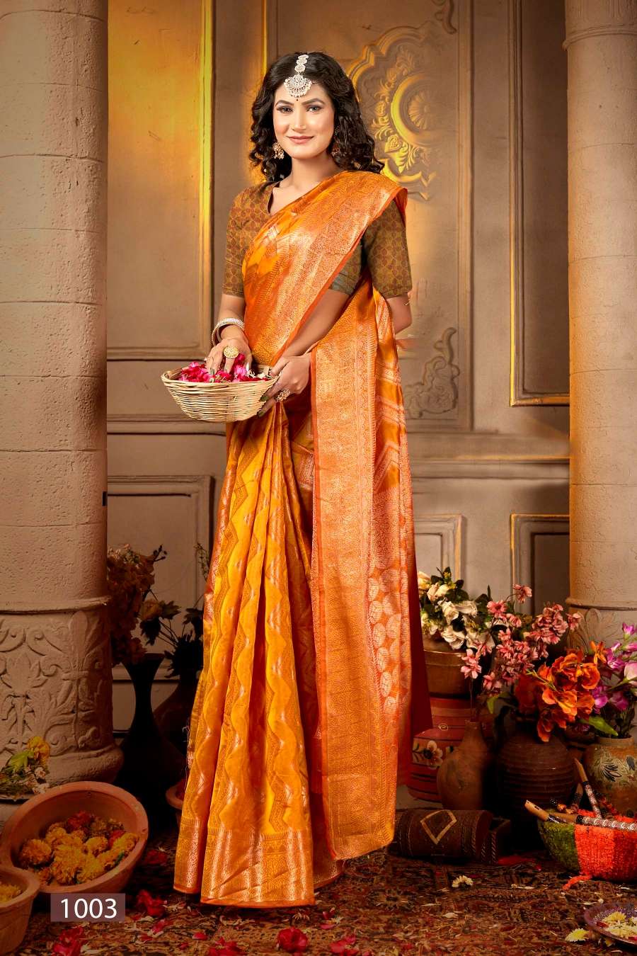 Saroj Manohari Silk Vol -13 Designer Soft Organza Saree Wholesale catalog