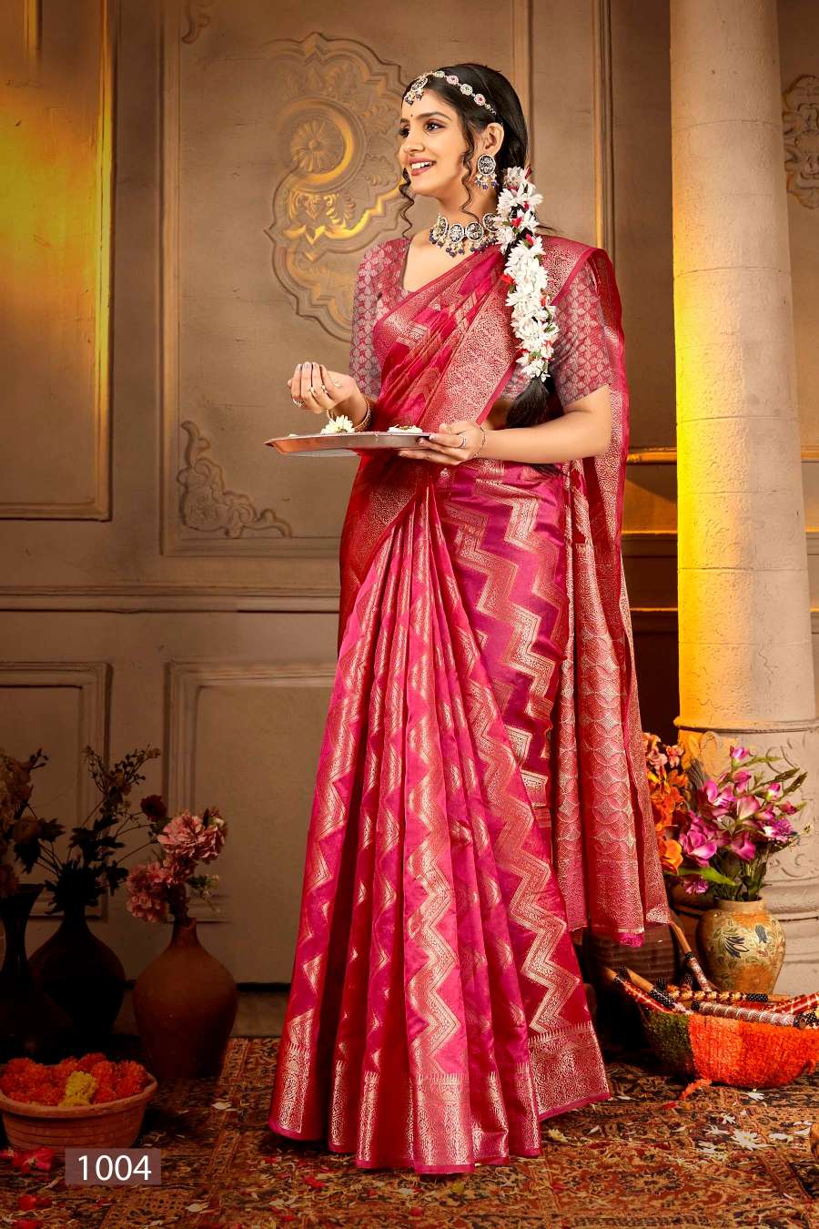 Saroj Manohari Silk Vol -13 Designer Soft Organza Saree Wholesale catalog