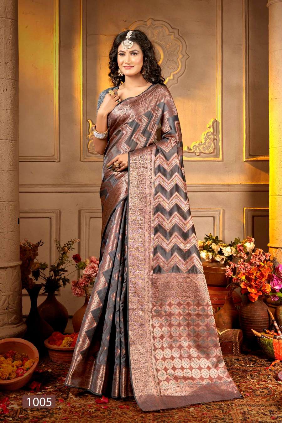 Saroj Manohari Silk Vol -13 Designer Soft Organza Saree Wholesale catalog