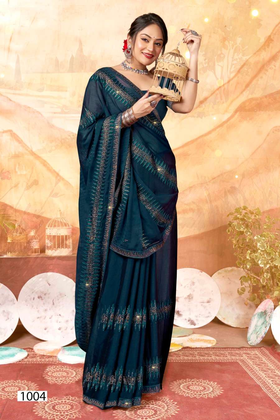 Saroj Mithilaa Designer Heavy Fabric Saree Wholesale catalog