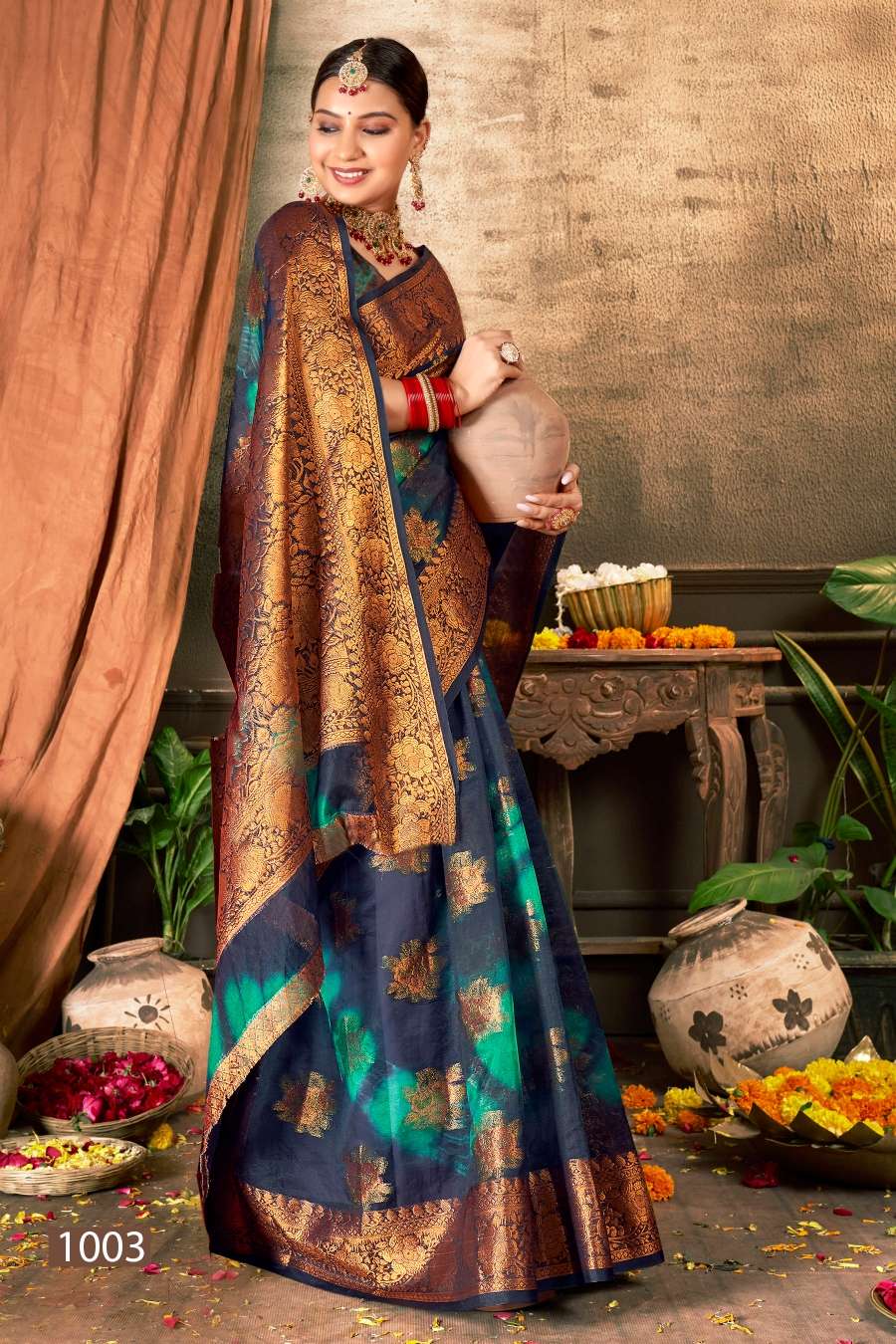 Saroj sarees kashish Organza silk sarees Catalog