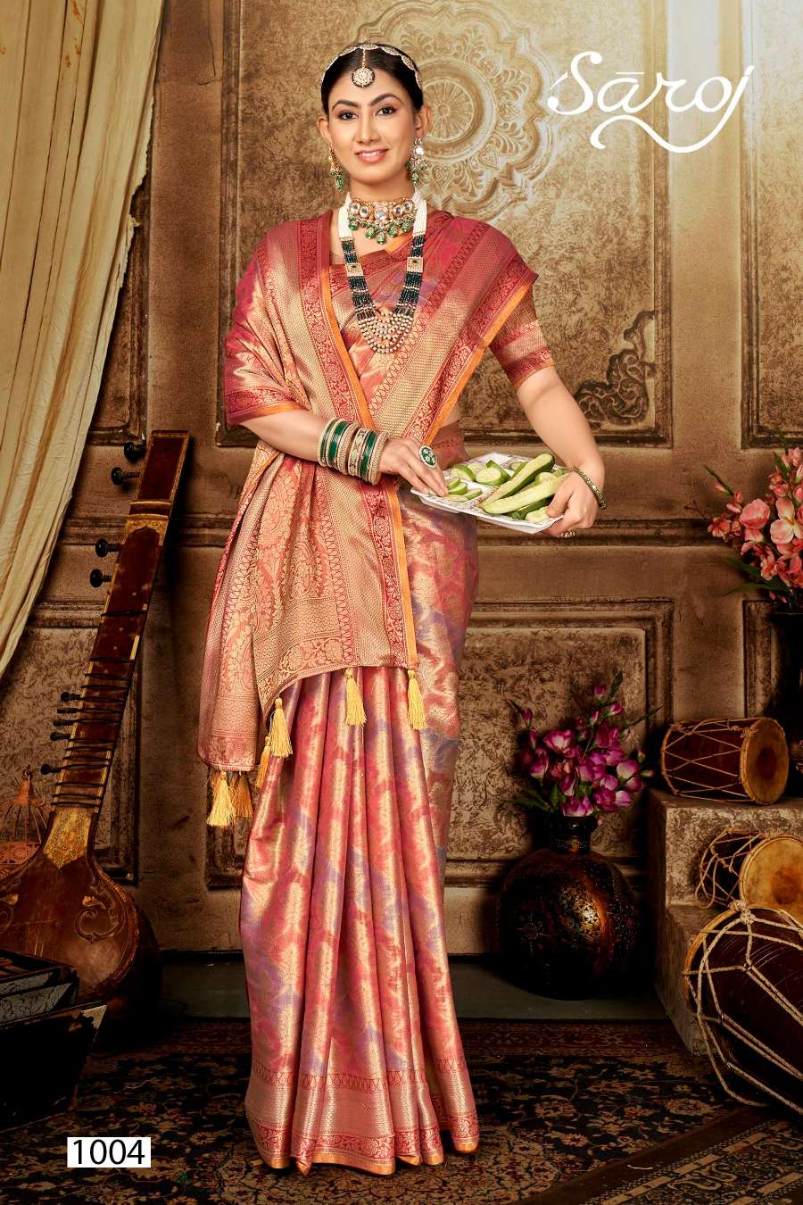 Saroj Swarn Mahotsav Vol-2 Designer Soft Organza Saree Wholesale catalog