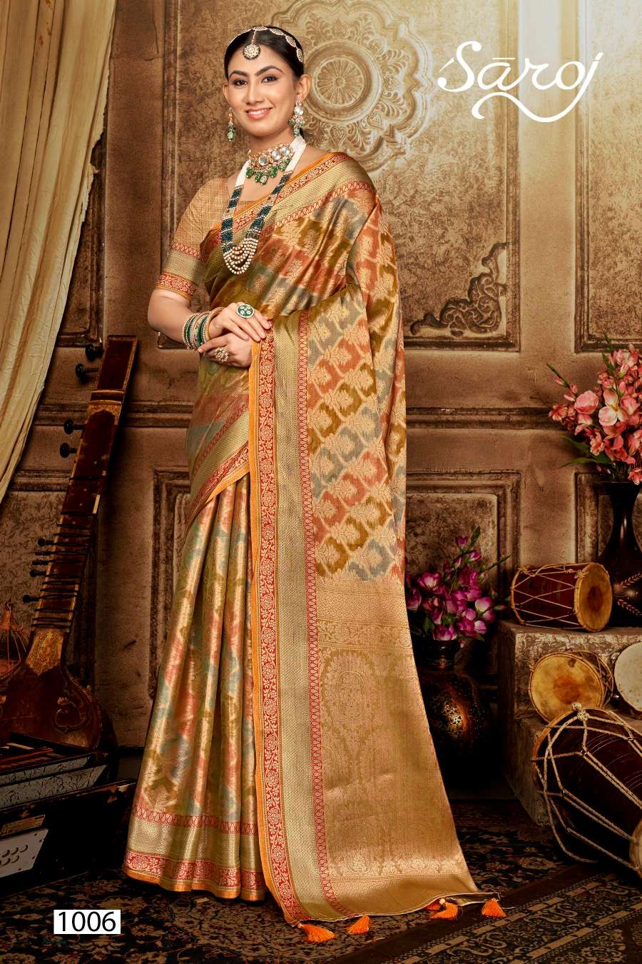 Saroj Swarn Mahotsav Vol-2 Designer Soft Organza Saree Wholesale catalog