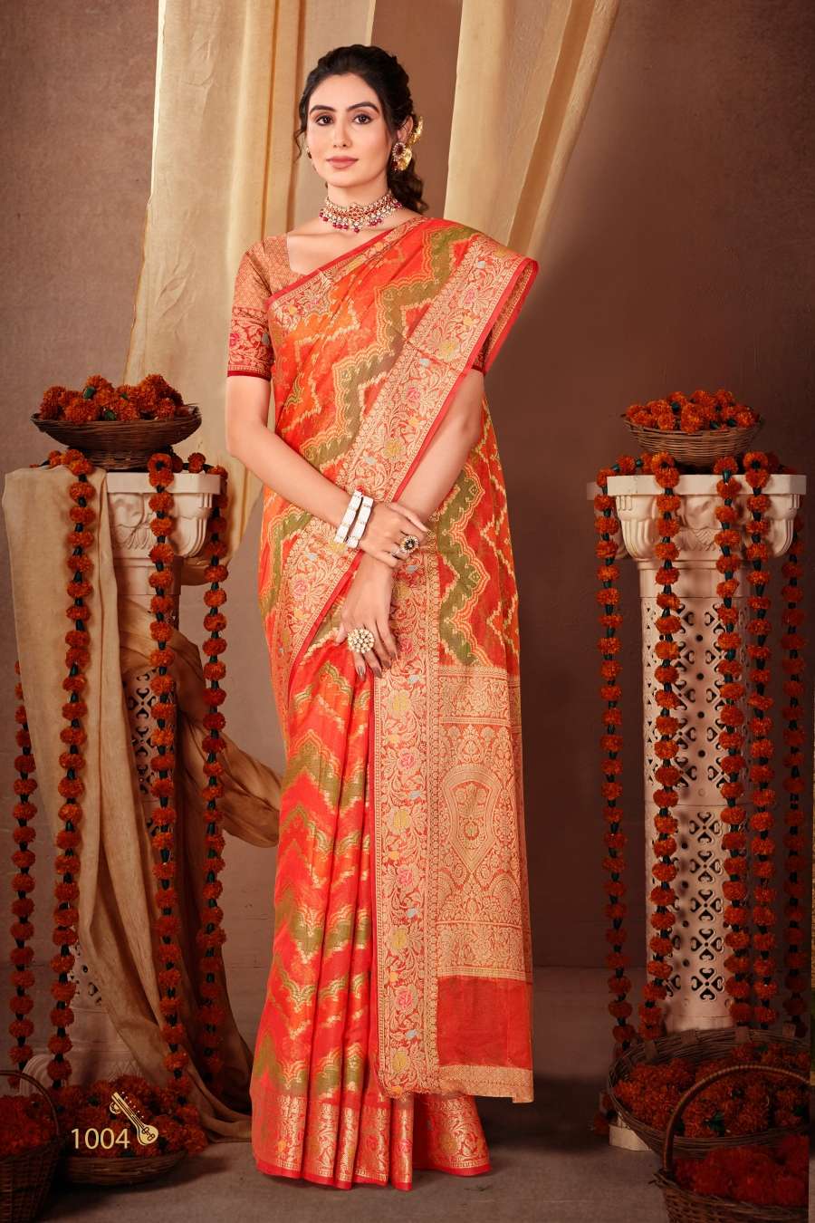 Saroj Swarn Mahotsav Vol -7 Designer Soft Organza Saree Wholesale catalog