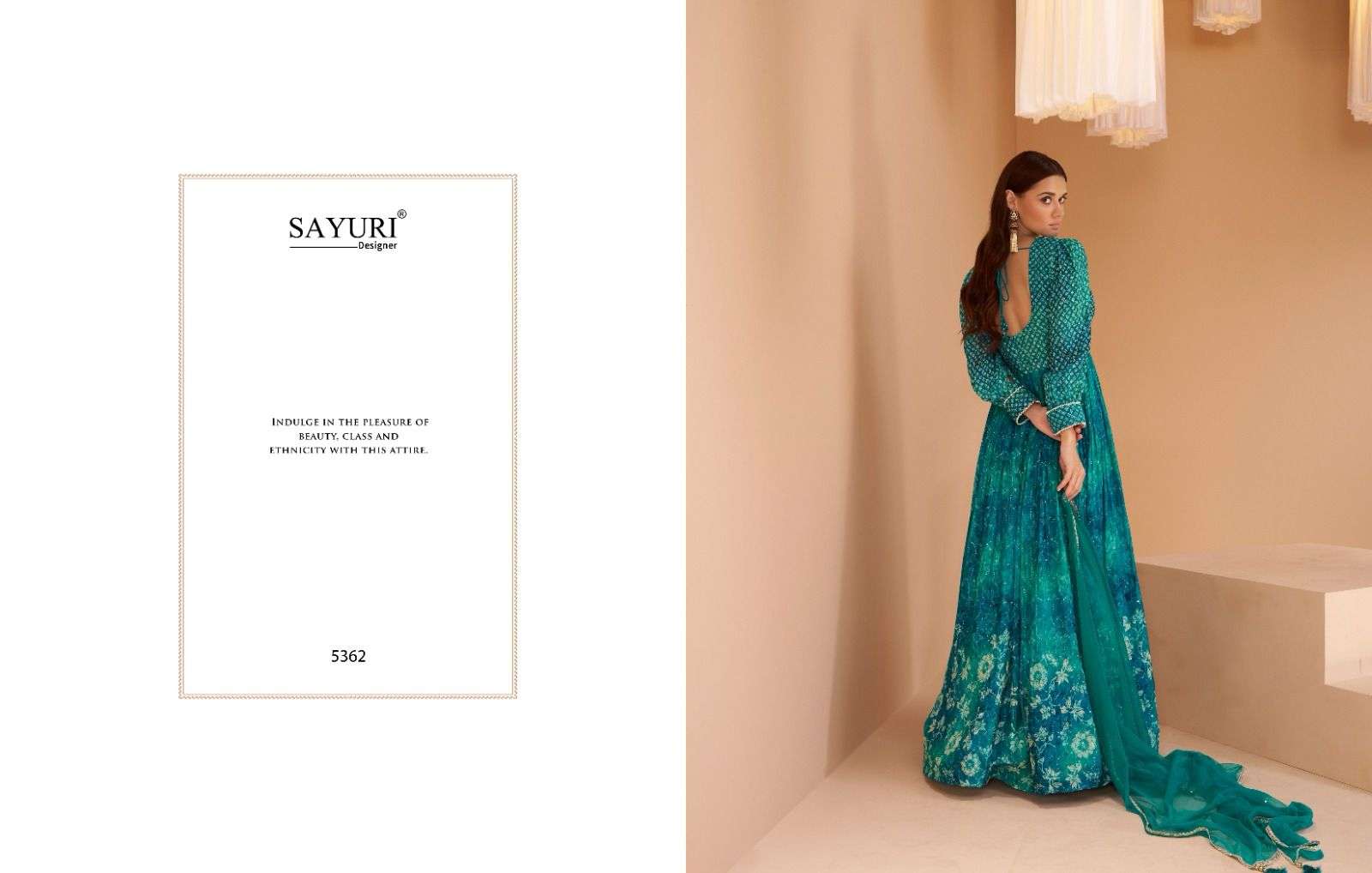 SAYURI DESIGNER MASHOOQA Salwar Kameez Wholesale catalog