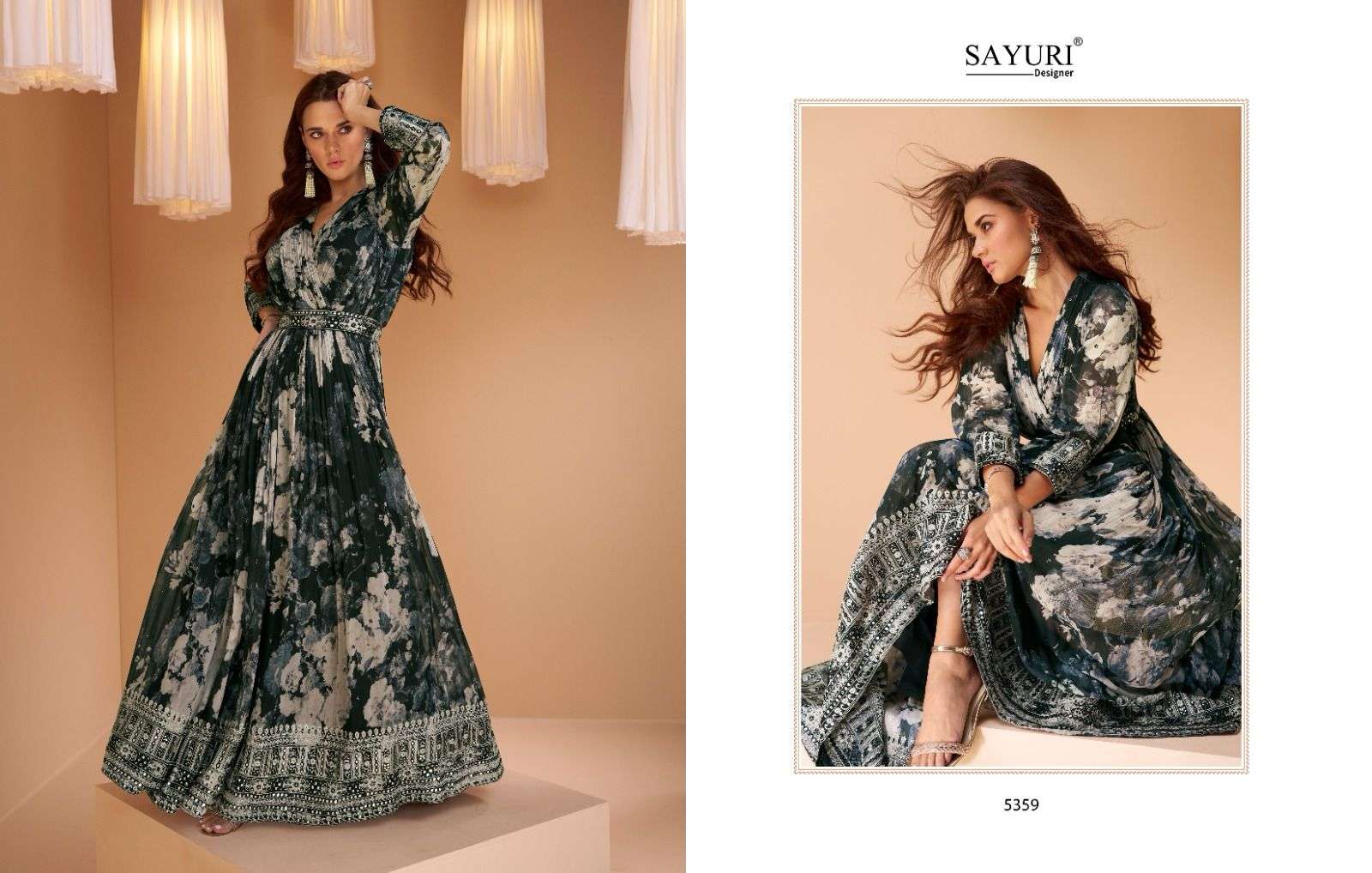 SAYURI DESIGNER MASHOOQA Salwar Kameez Wholesale catalog
