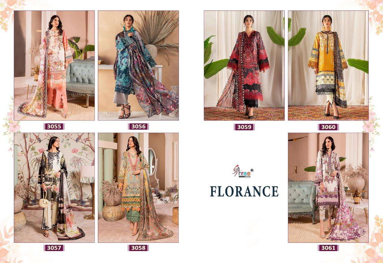 Shree Florance Cotton Dupatta Pakistani Suit Wholesale catalog