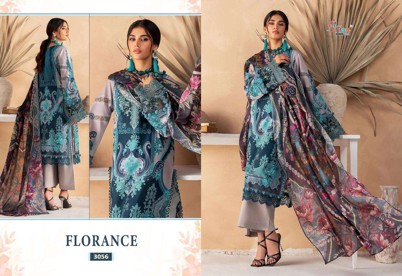 Shree Florance Cotton Dupatta Pakistani Suit Wholesale catalog