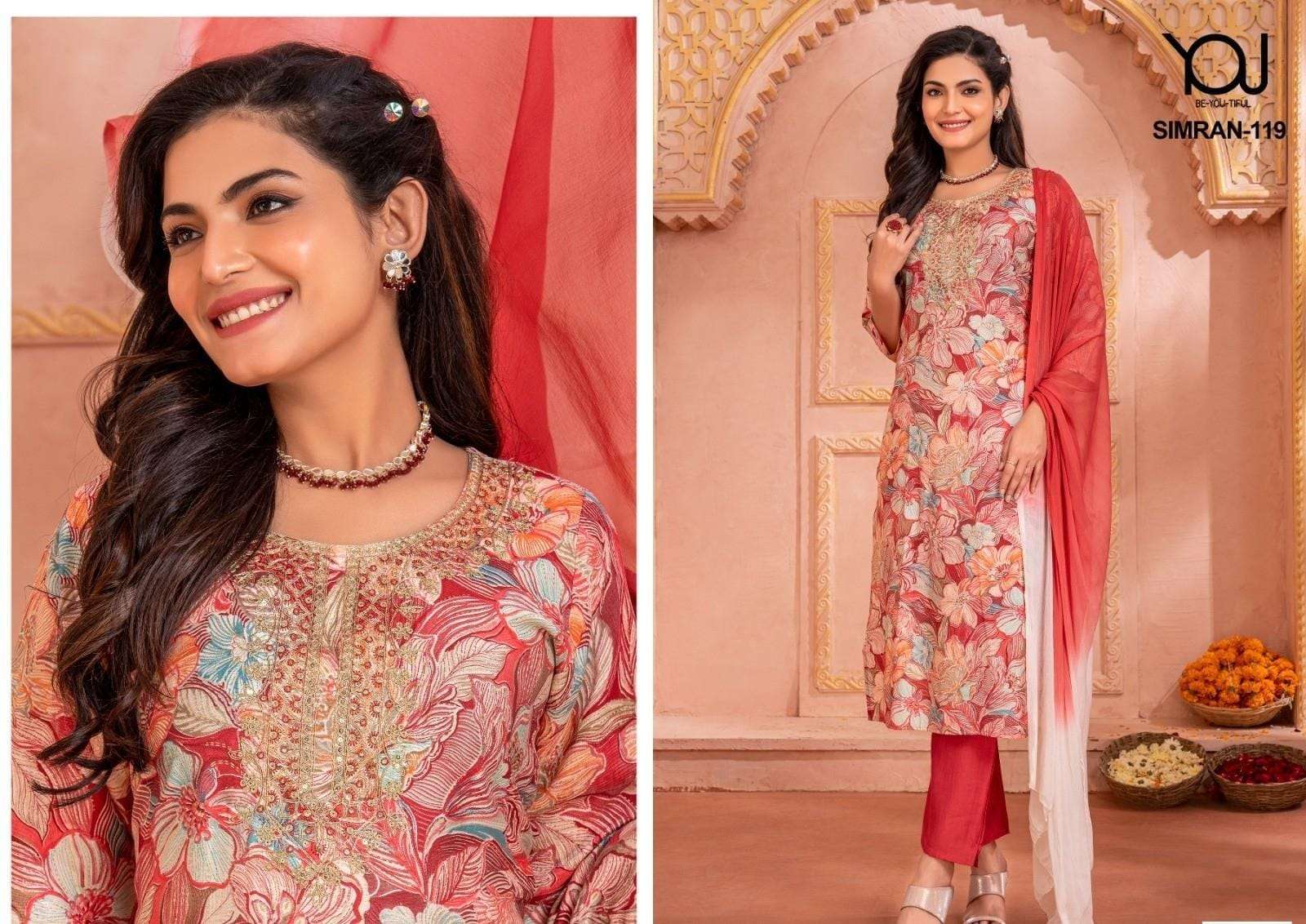 SIMRAN Pure Heavy Quality of Modal Fabric Kurti Wholesale catalog