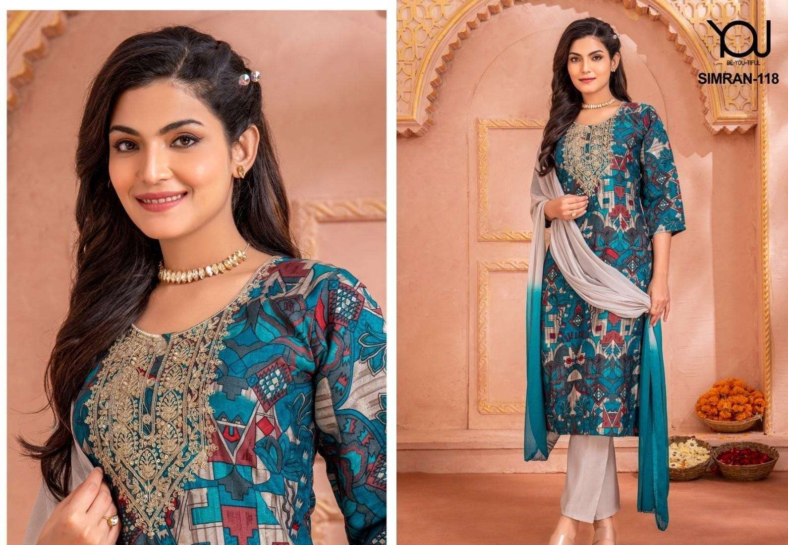 SIMRAN Pure Heavy Quality of Modal Fabric Kurti Wholesale catalog