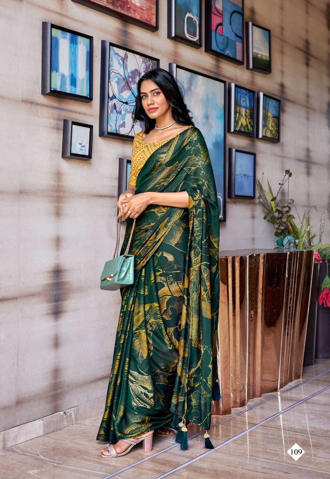 Stavan Shannon  Embroidery Saree Wholesale catalog
